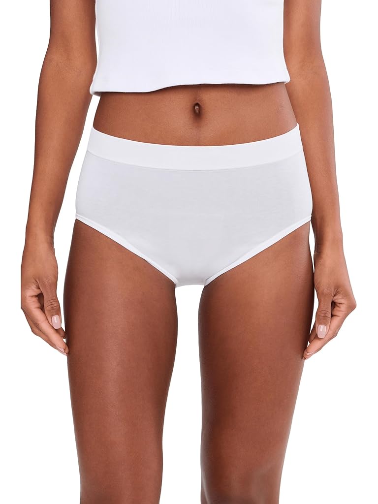 White Wacoal B Smooth Natural Brief Panty Underwear