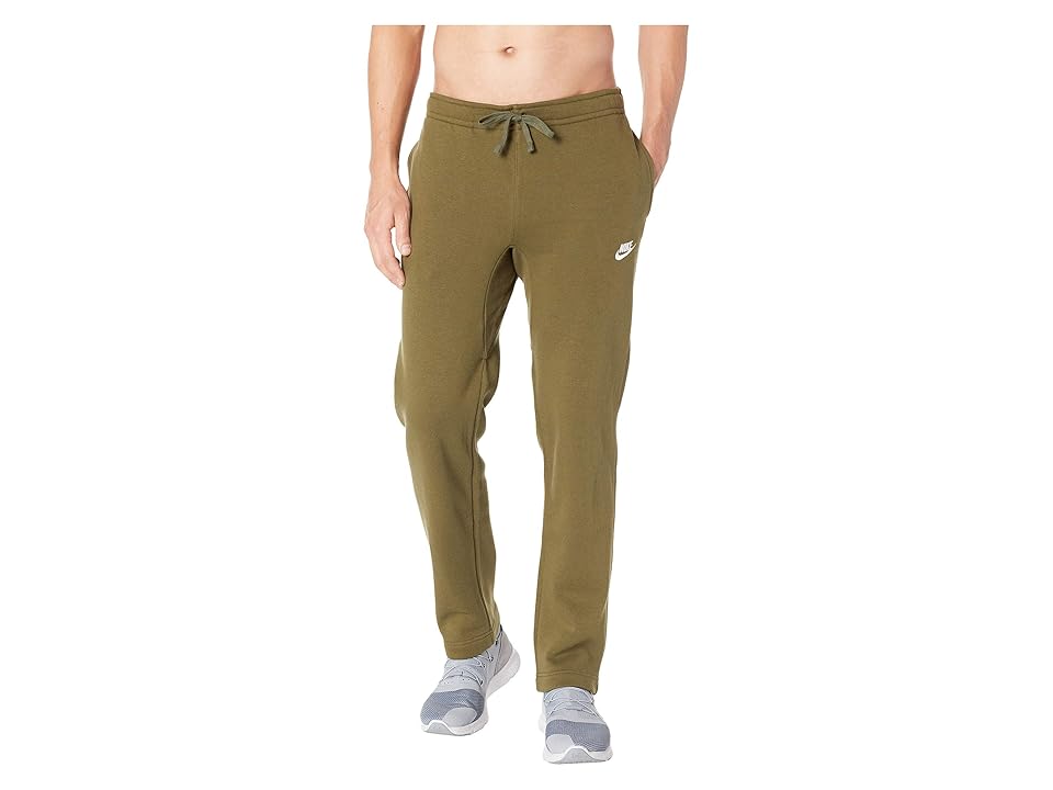 

Nike Sportswear Fleece Pant (Olive Canvas/White) Men's Fleece