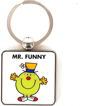 Amazon.com: Mr Men & Little Miss Keyrings - Mr Funny : Clothing, Shoes ...