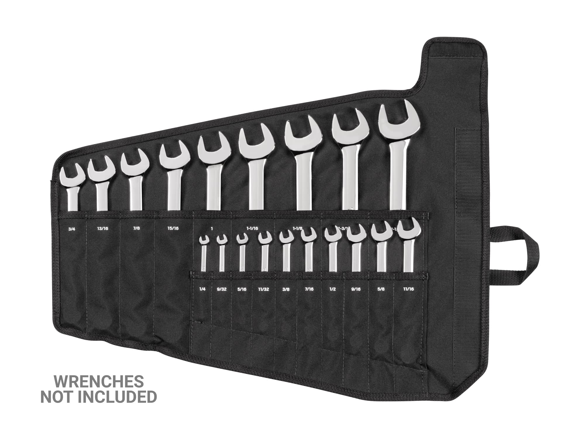 TEKTON 19-Tool Combination Wrench Pouch (1/4-1-1/4 in.) | OTP21104