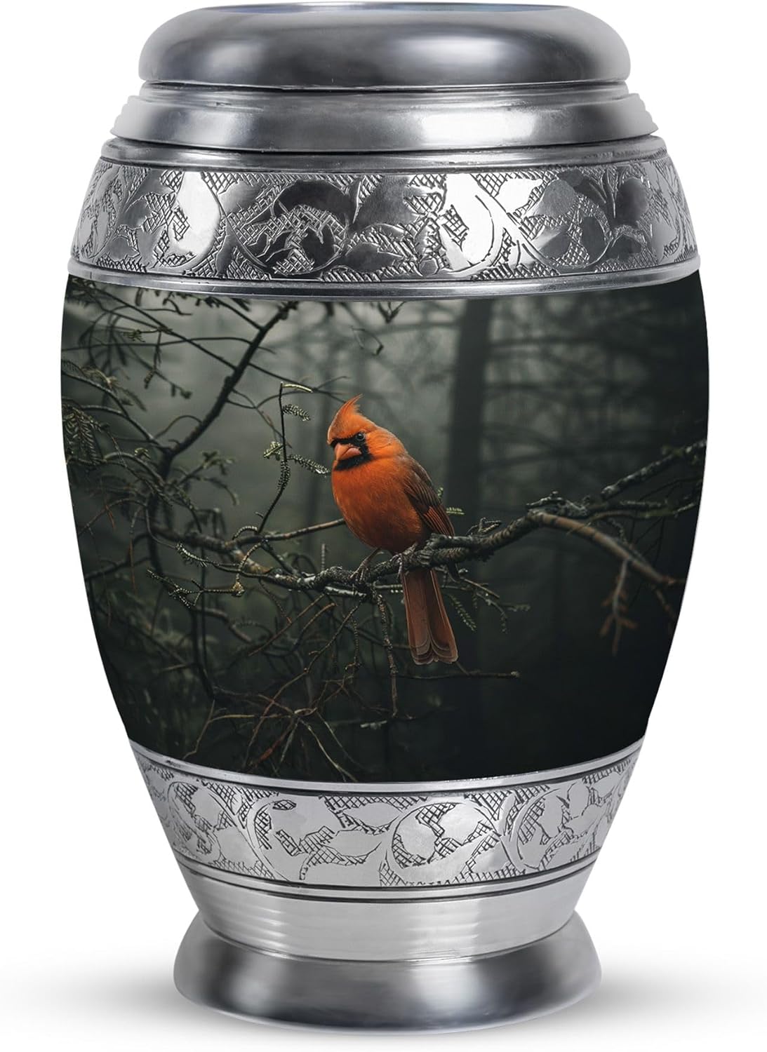 Cardinal Urns - Ashes Keepsakes, for Adults, Gray