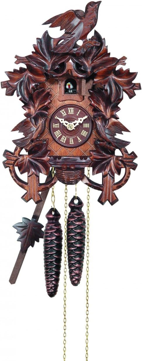 Engstler Black Forest Cuckoo Clock Quartz Traditional Wood 10.00 cm