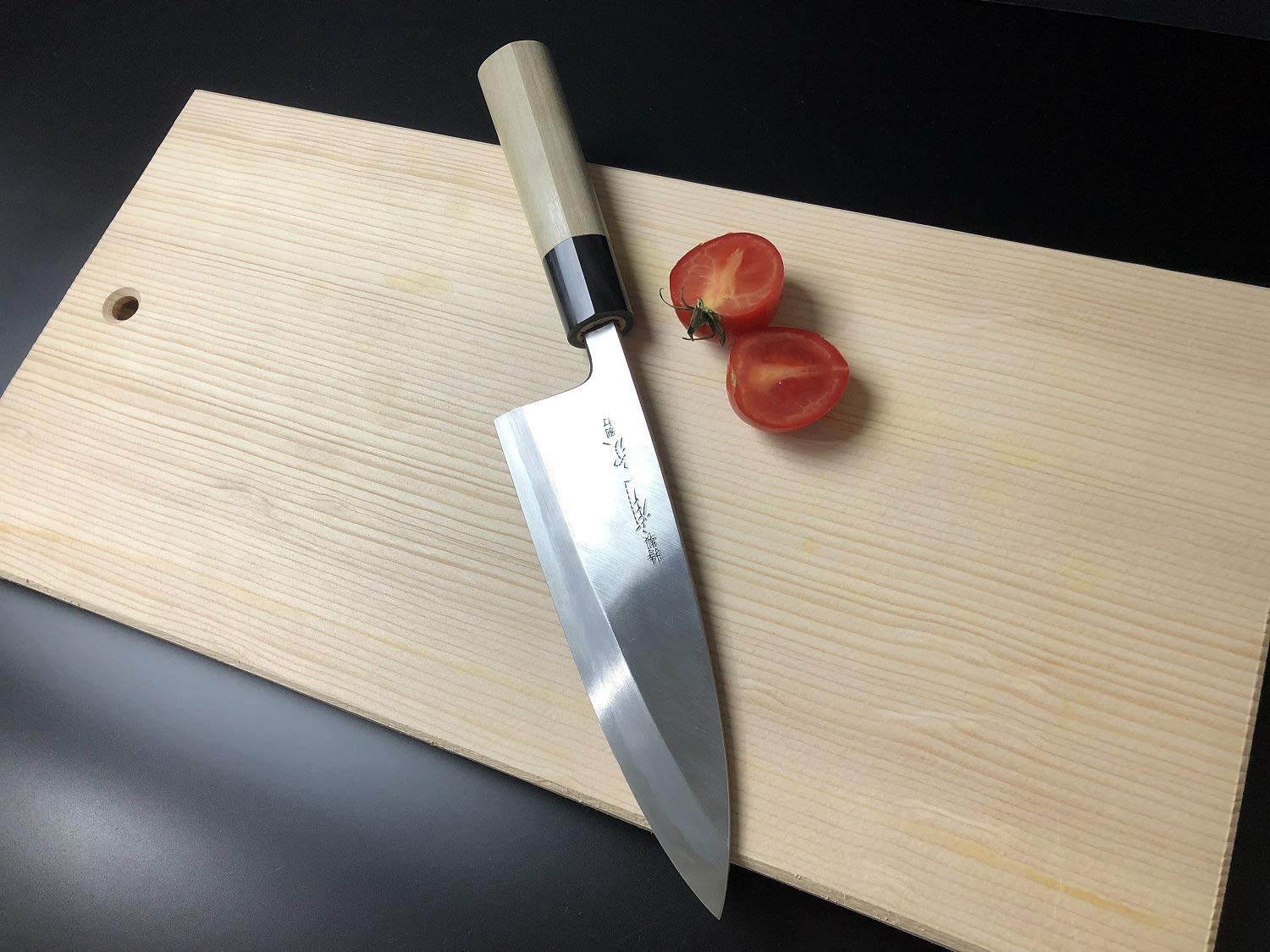 Amazon | 有次 包丁 出刃 別打 240 mm 青鋼2 築地 ARITSUGU 柄 名入れ