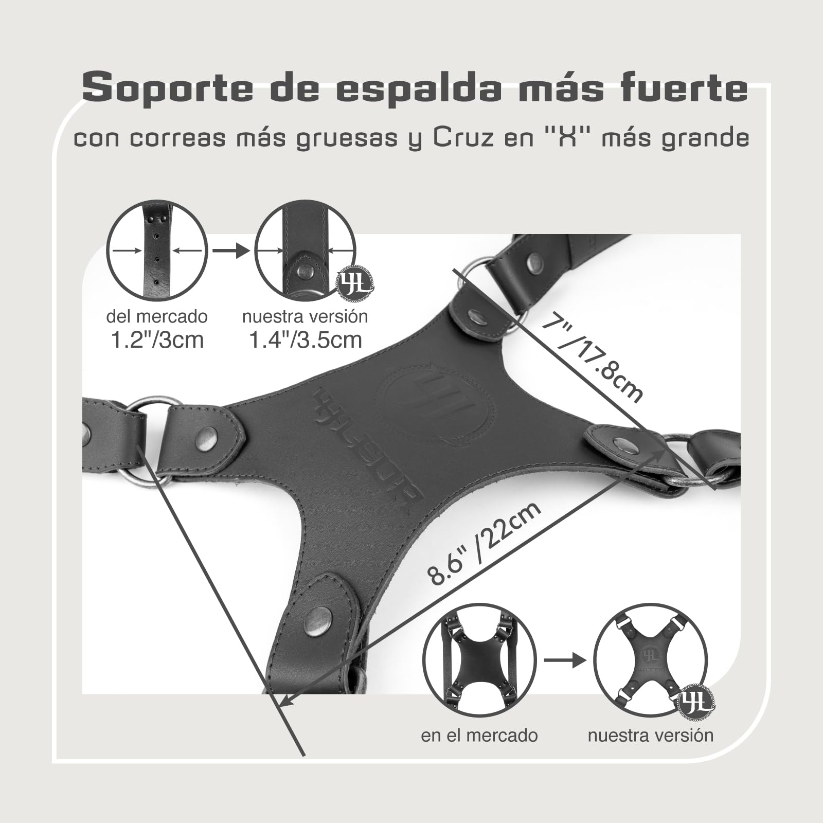 Correa Doble Para CáMara,ArnéS De Cuero Para FotóGrafos | Arnés doble de cuero de grano completo para dos cámaras, bandolera doble ajustable con patrón en X para DSLR/SLR