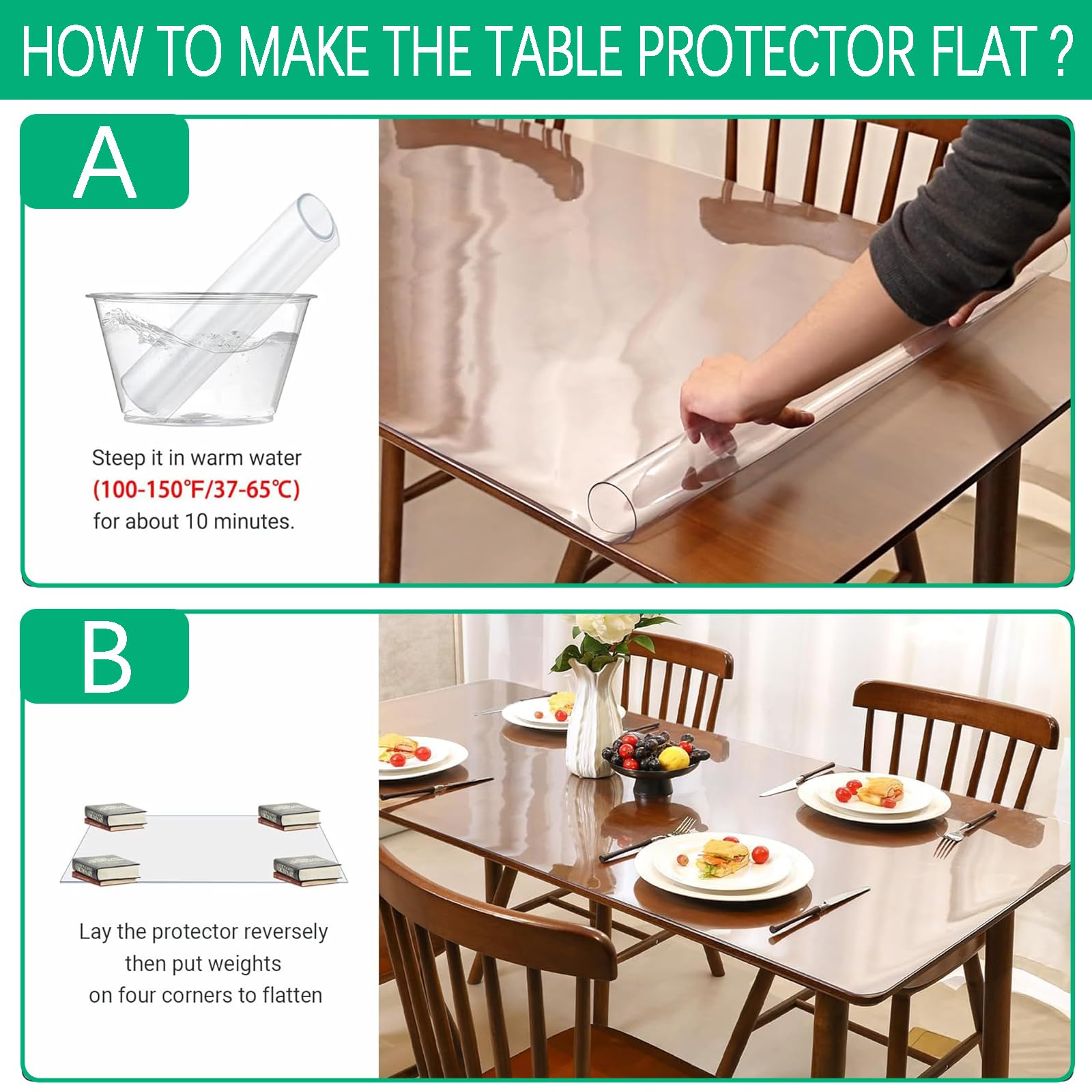 Funda protectora transparente impermeable de 2 mm para mesas de plástico, 90 x 220 cm, antideslizante, ideal para escritorios, cómodas, mesas de comedor y fácil de limpiar