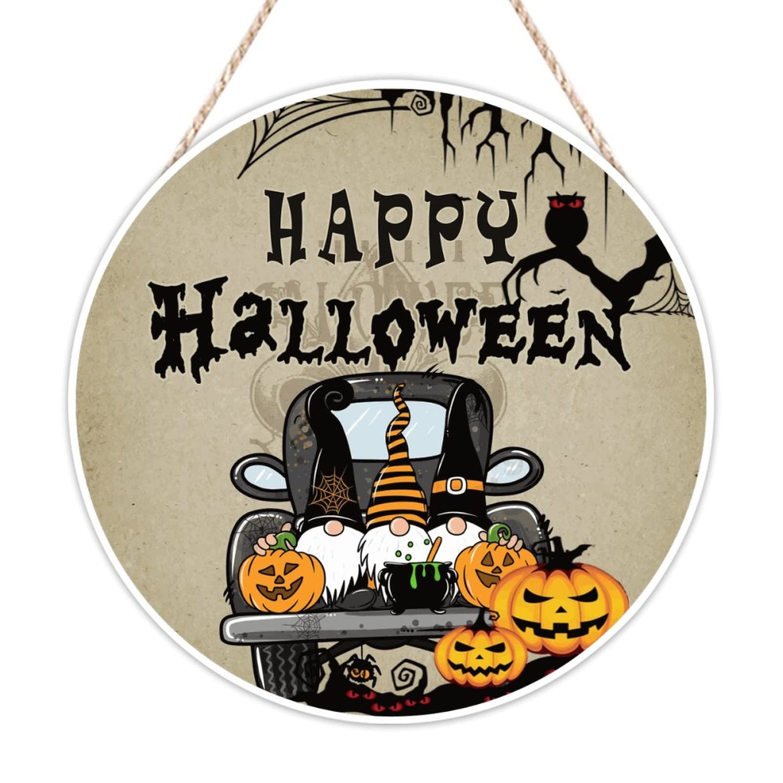 Suspension Halloween en bois pour décorer votre cuisine et salle à manger en automne