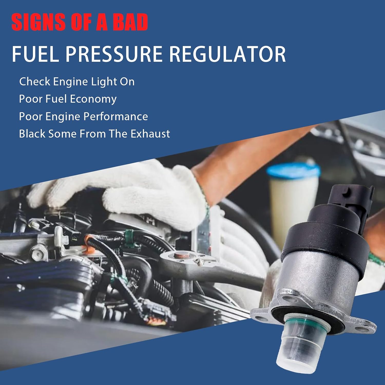 0928400666 Fuel Injection Pressure Regulator Fuel Control Actuator Compatible with Dodge Ram 2500 3500 Cummins Diesel 5.9L 2003 to 2007 Replace 4932457 5183245AA 3947541