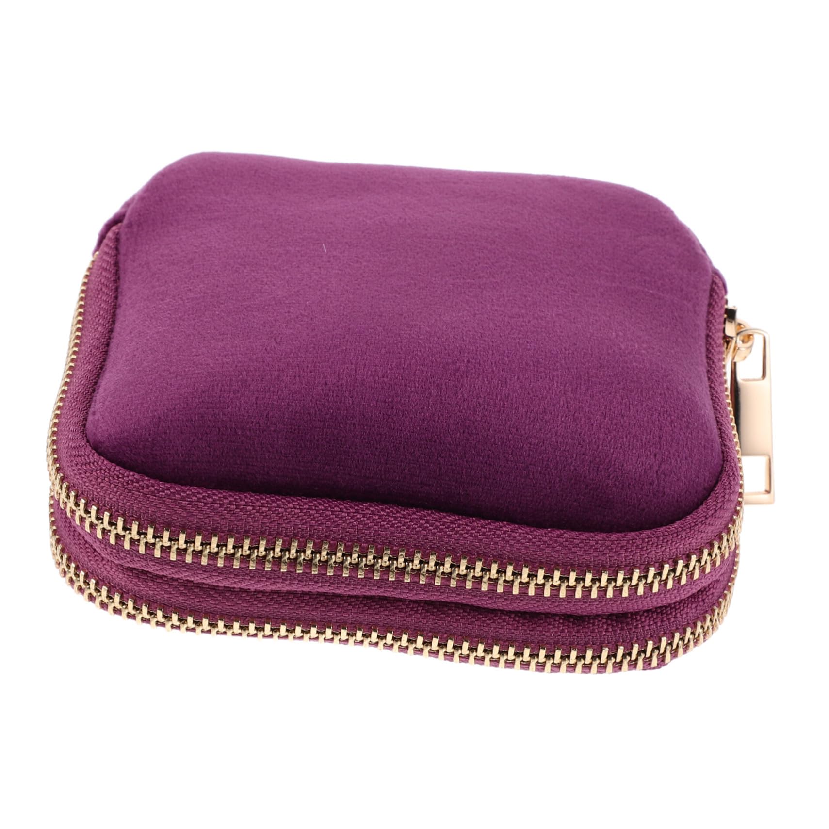Sac de rangement pour bijoux organiseur de voyage colliers bagues violet