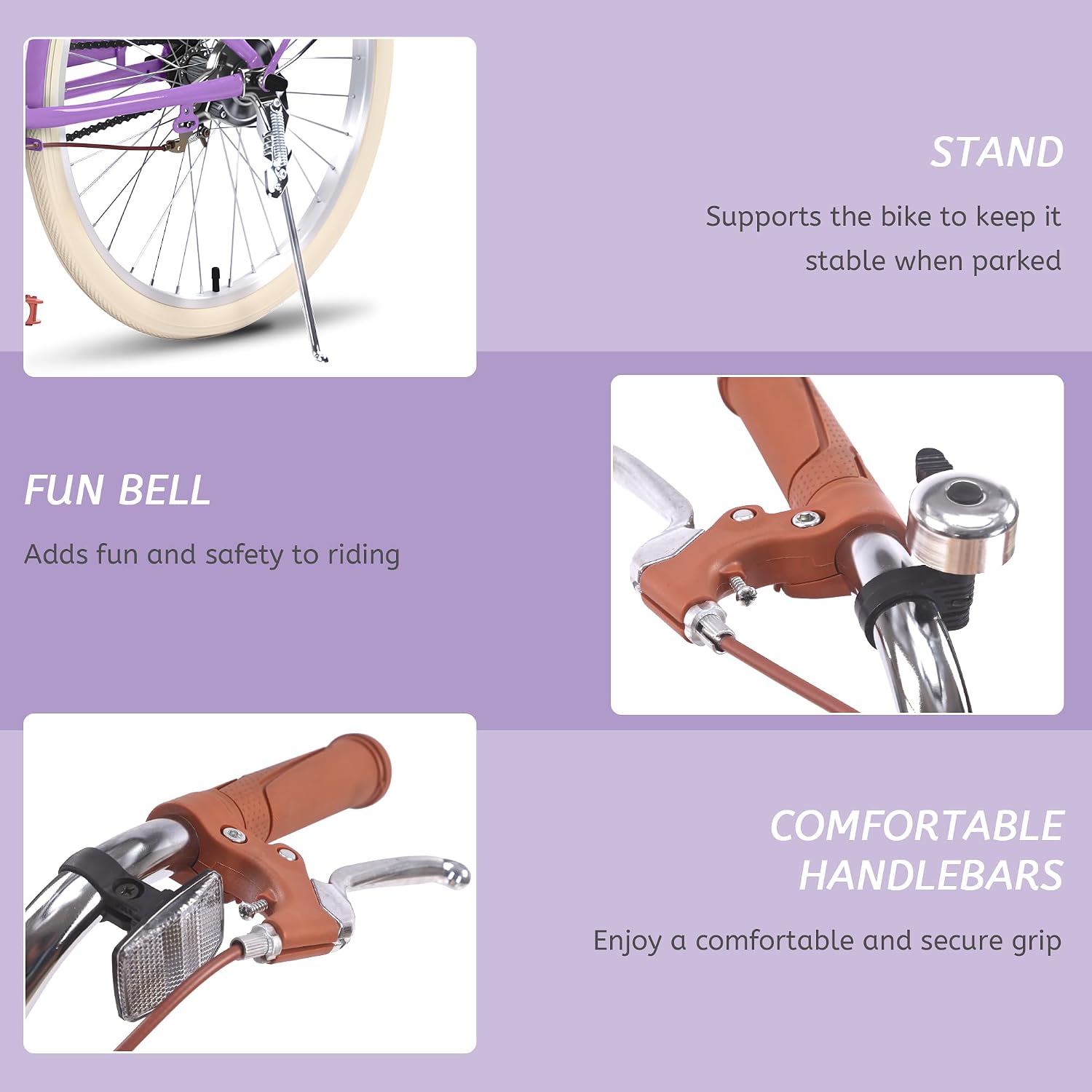 24 Inch Girls Bike with Basket, Single Speed Beach Cruiser Bike for Girls Youth and Over 8 Years Old, Lightweight Kids Bicycle with Front and Rear Brakes, Multiple Colors