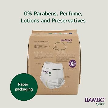 Bambo Nature Premium Training Pants, Size 4 (7-12kg), L, 100PK, Pull Ups, Pull Ups, Eco-Labelled Potty Training Nappy Pants, Secure, Comfortable, Discreet for Active Day and Comfy Night's Sleep