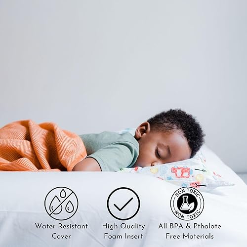 Miniatura 5 de Little Sleepy Head Protector de cama para niños pequeños, riel de cama para niños pequeños, riel de cama para niños pequeños con cubierta suave,