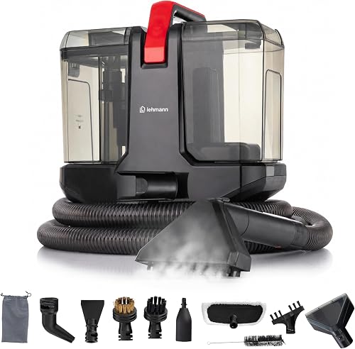 LEHMANN SteamWash 1800 - Nettoyeur Vapeur 4 en 1 & Aspira…