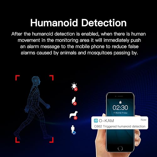Miniatura 6 de EVERSECU Cámara de seguridad PTZ WiFi para exteriores de 2K 3.0MP, WiFi de 2.4G, seguimiento automático, audio de 2 vías, visión nocturna puntual,