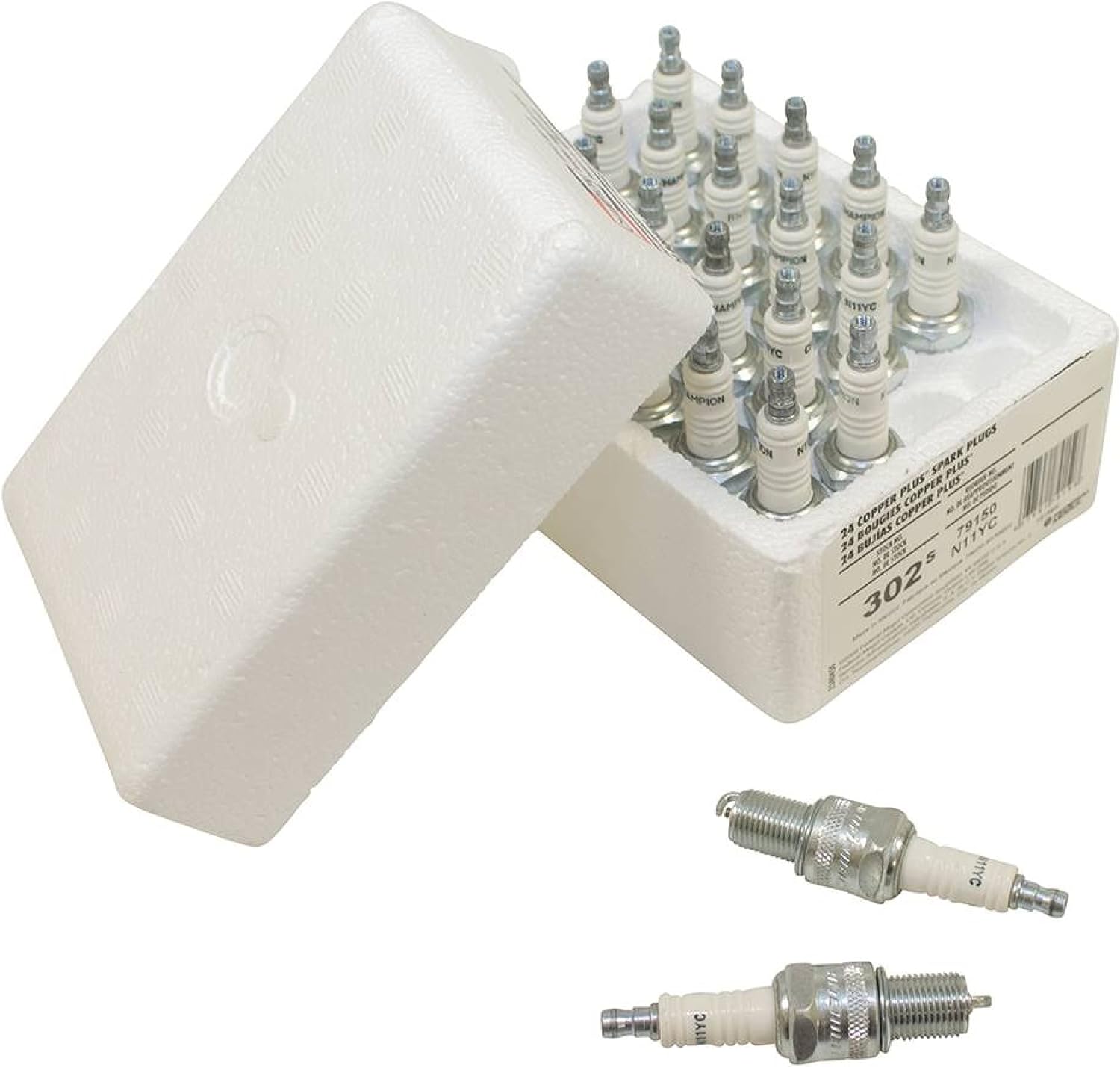 Champion Spark Plugs, 130-464, Shop Pack, 24 Spark Plugs