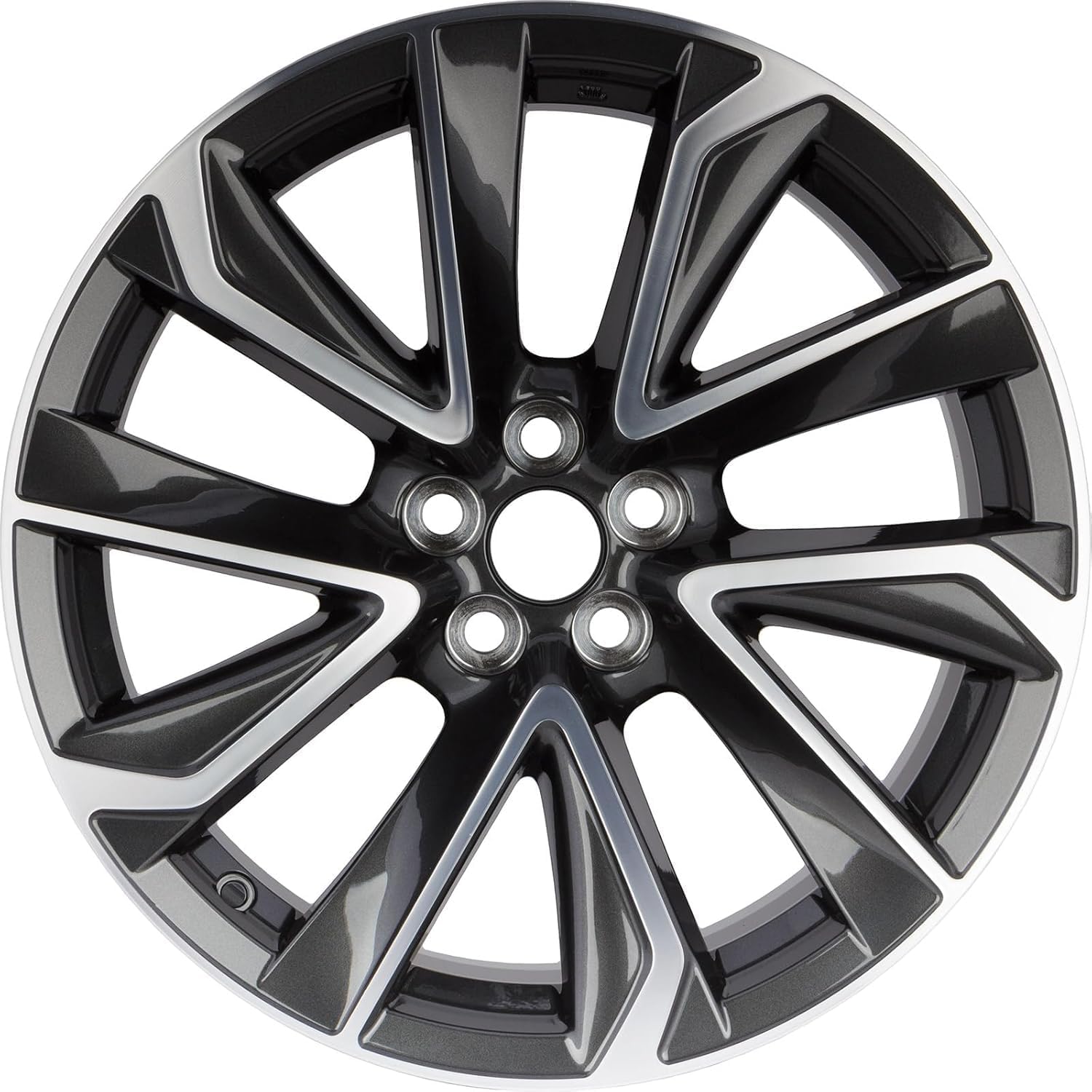 Replacacement New 18"x8" Premium Charcoal Grey Aluminum Alloy Wheel Rim Fits 2019, 2020,2021 FIts Toyota Corolla | 4261112E10, 4261102Q70 | Direct Fit - OE Stock Specs