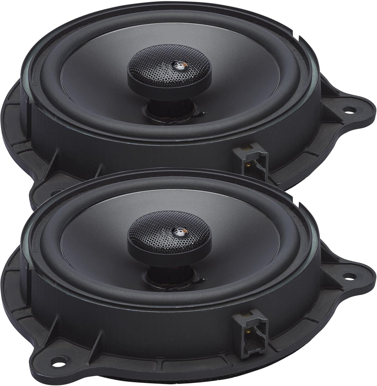PowerBass OE652-NS2 6.5" 2Ω Direct Fit Premium OEM Replacement Coaxial Speakers Compatible with Select Nissan Vehicles