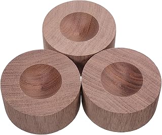 Wood Aromatherapy Diffuser 3pcs Set Walnut Scent Diffuser Blocks for Home Yoga Room Car Interior