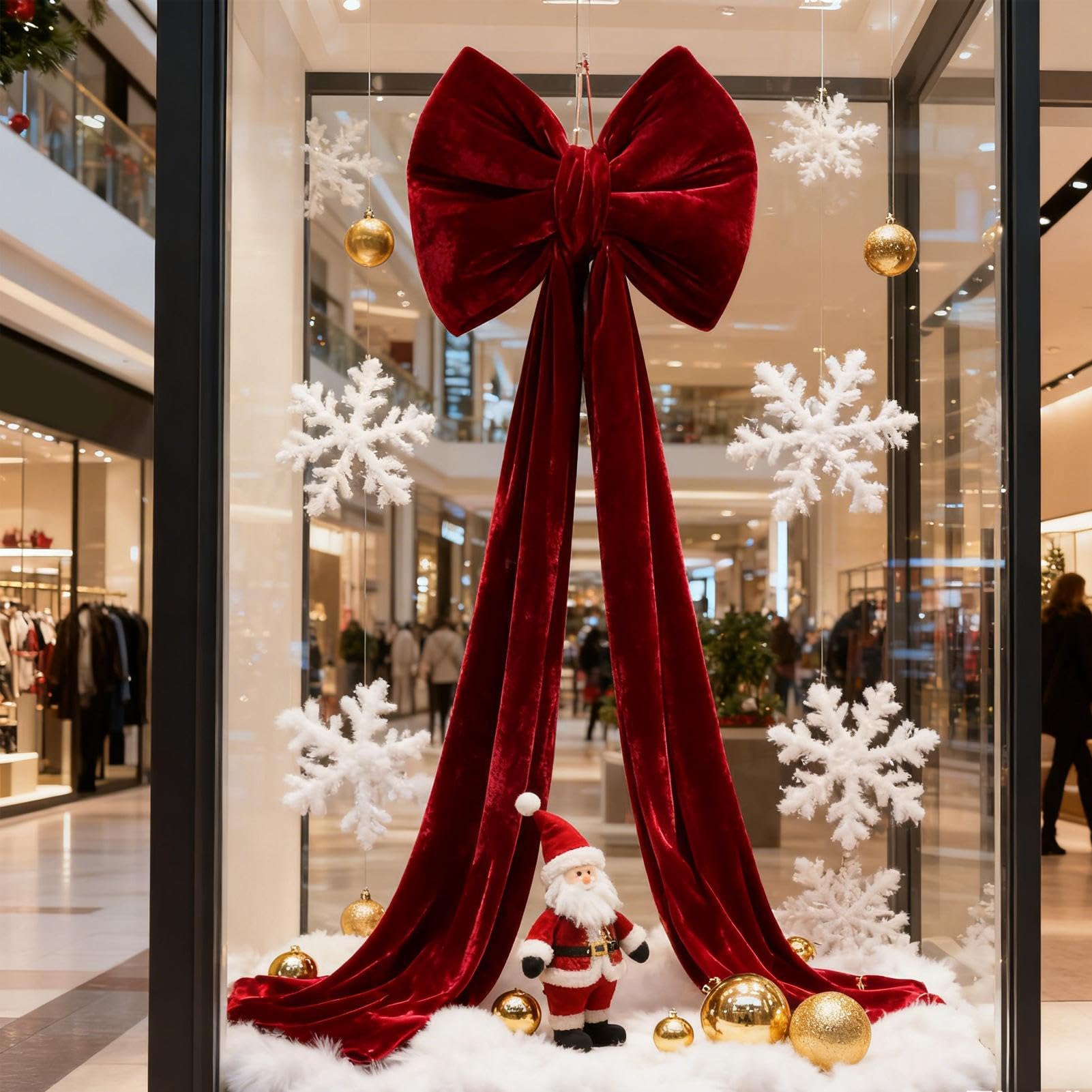 Fiocchi In Velluto Per Albero Di Natale 180 Cm Grande Velluto Per Festività