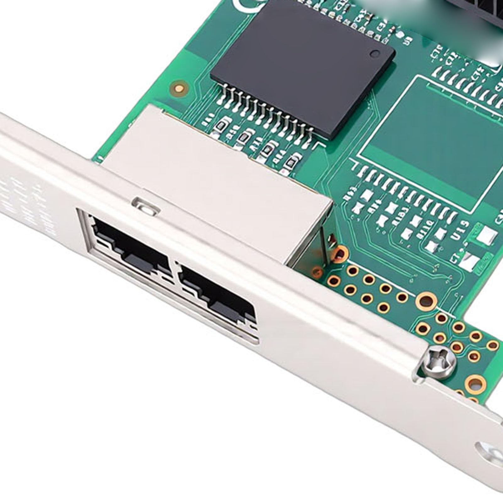 Sxhlseller Karta Sieciowa PCIe Wydajny Adapter Ethernet 1G Zapewniający stabilność Serwera Obsługa Systemów, 1 X Karta Sieciowa dla Serwerów Komputery Stacjonarne Urządzenia Pamięci Masowej