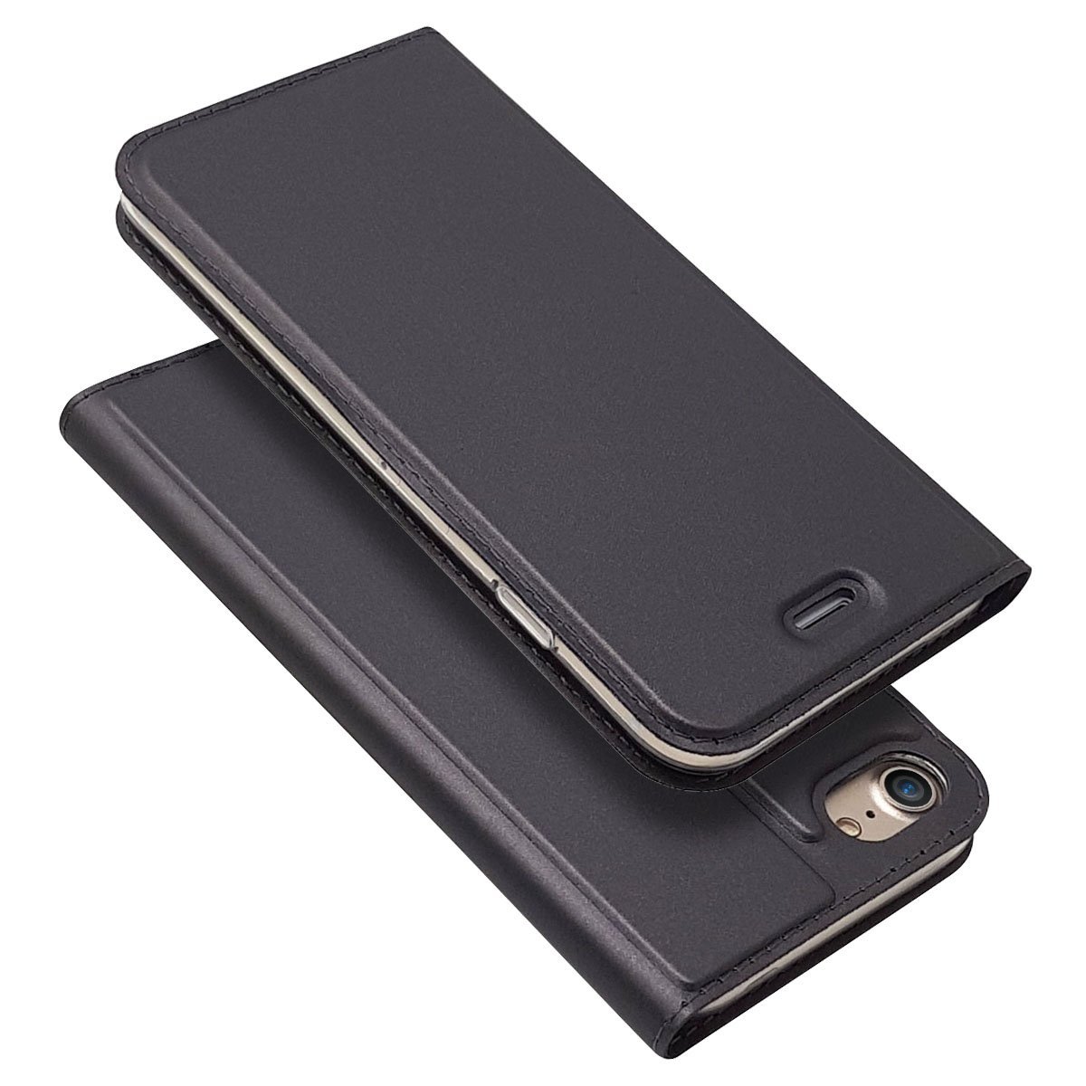 Wallet Flip Case Für Huawei P30 Pro – Mit Strass, Kartenfächern & Standfunktion (Schwarz)