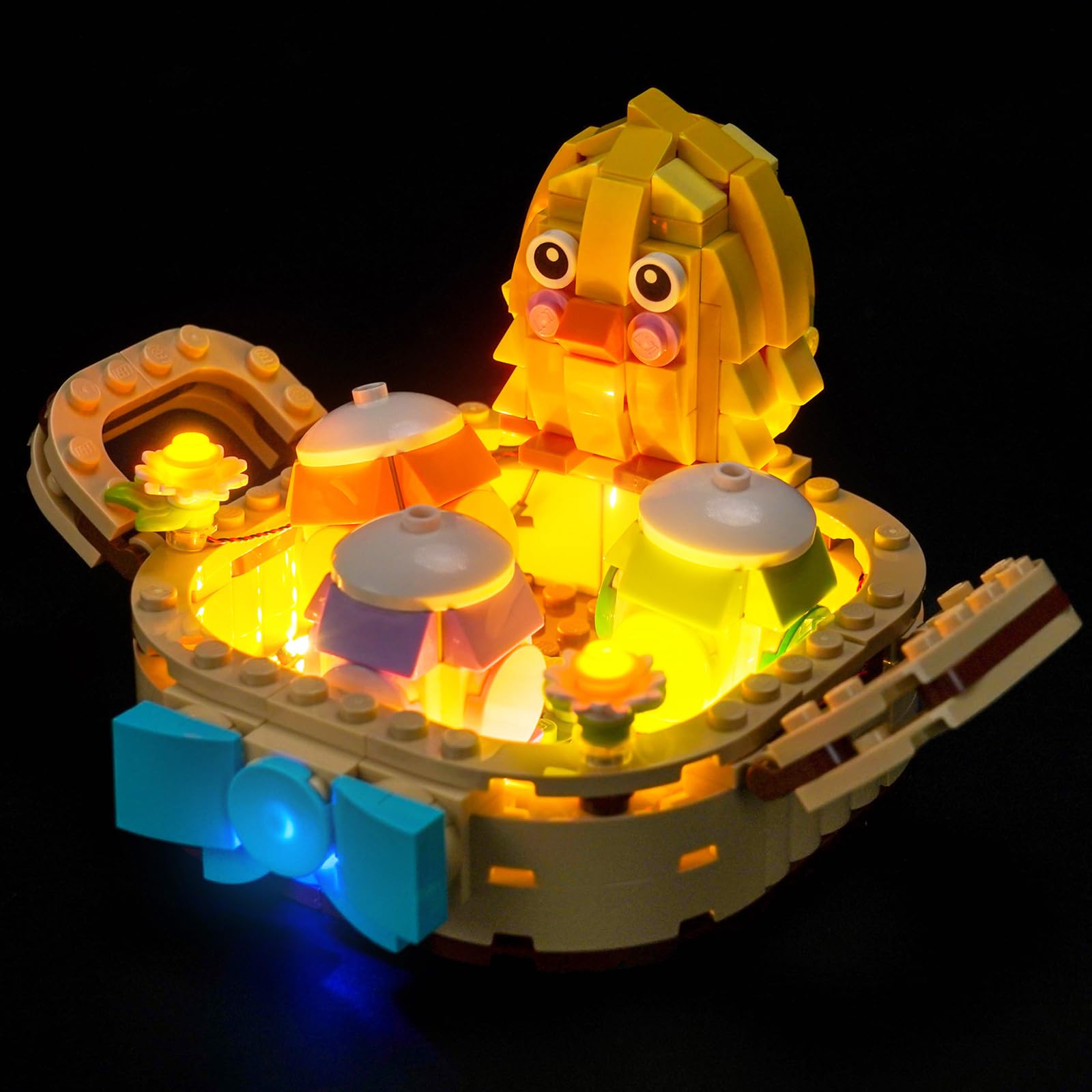 Light Kit Compatible with Lego 40863 Easter Egg Basket (No Model), Decoration Lighting Set Compatible with Lego Easter Egg Basket Building Blocks Model — image 1