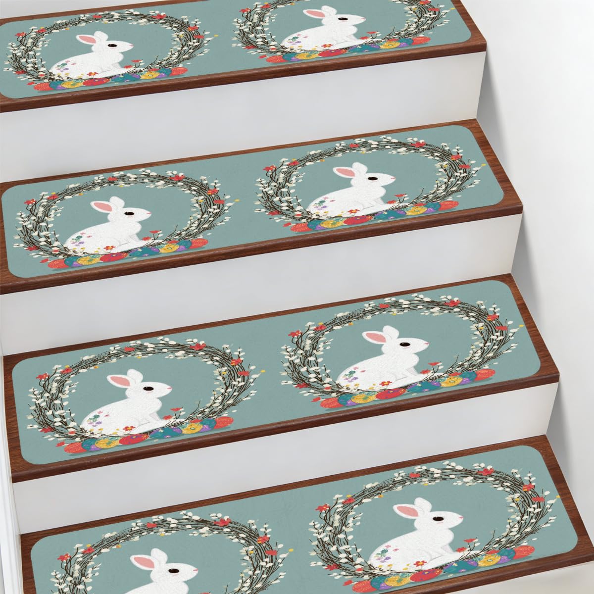Protectores de escalera para interiores Mexpekil para eliminar ruidos y caídas