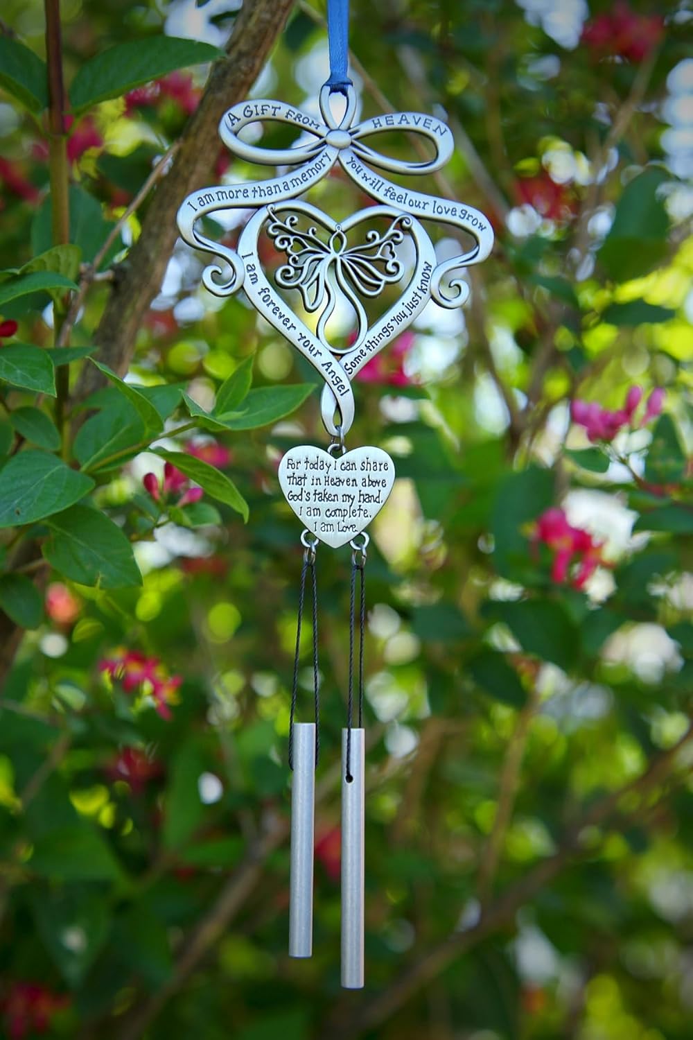 A Gift from Heaven Windchime Reminds us of a Loved One Passed- Every Breeze Reminds us of Spouses,Parents, Children, Pets Who Have Passed & This Chime is Their Way of Hugging Us from Beyond 8X 2 x 5