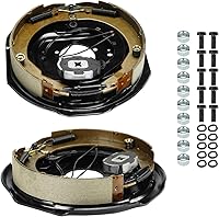 AeagleAutoParts 12x2 Electric Trailer Brakes Pair for 5200-7000lb Axles - Left & Right, Self-Adjusting, Non-Asbestos Linings