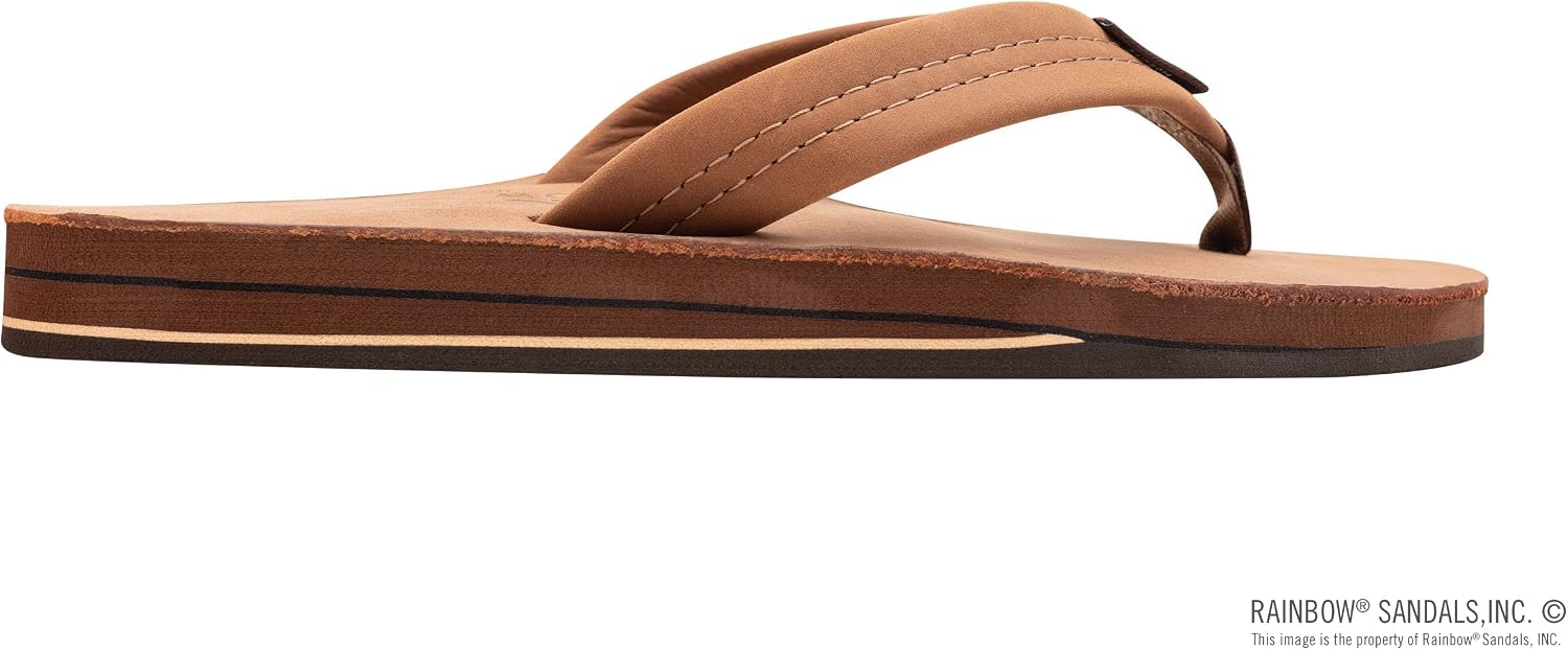 Rainbow Sandals Men's Double Layer Leather w/Arch Support
