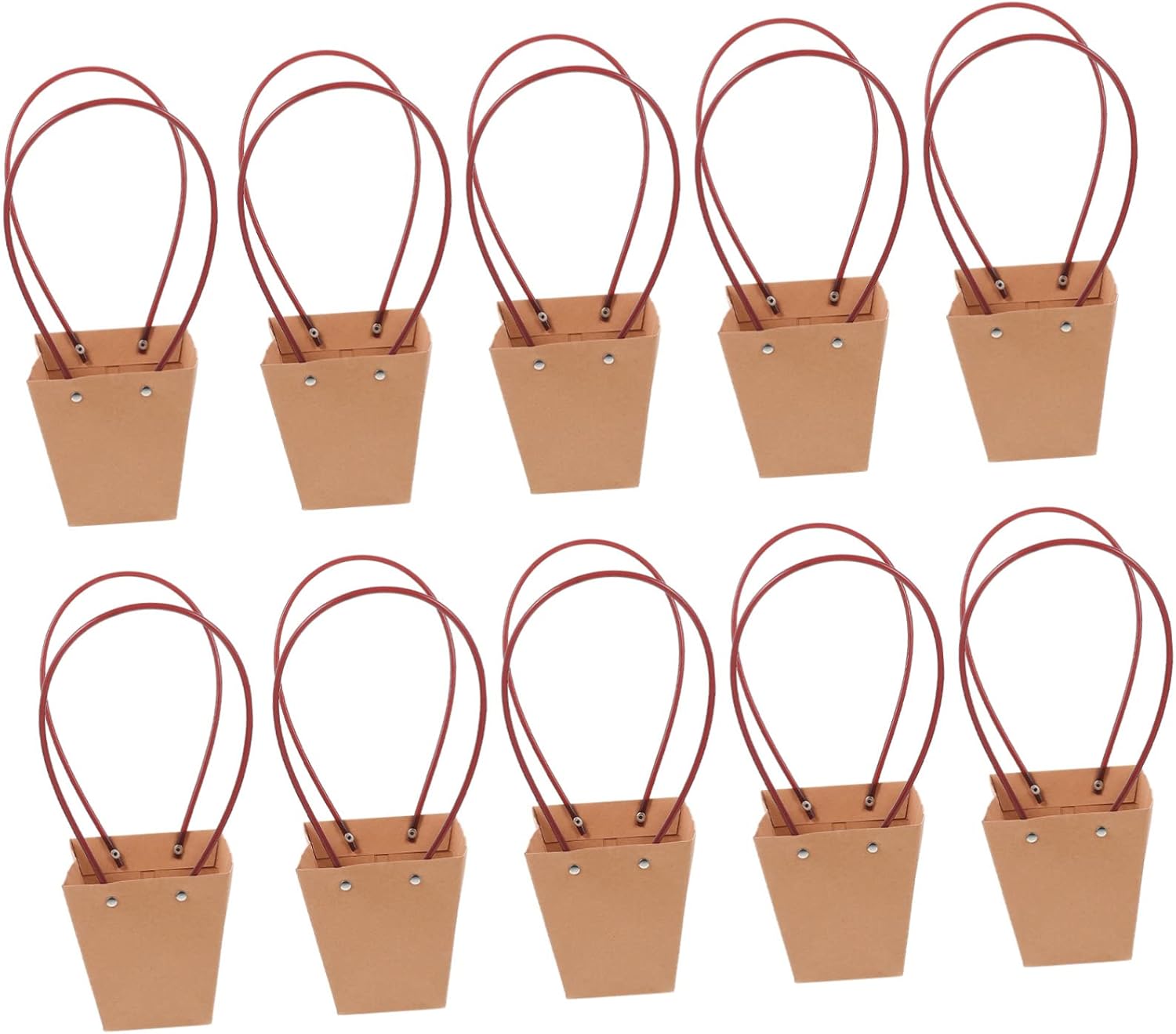 KOCKSHION 10pcs Thickened Handheld Candy Bags Multi-function Festival Bags for Flowers and Party Favors Stylish