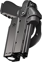 Vista 13 de Orpaz T40 Funda Springfield XD de soporte ligero, funda táctica OWB de seguridad Nivel 2 y 3 Compatible con Springfield XD, se ajusta a la mayoría