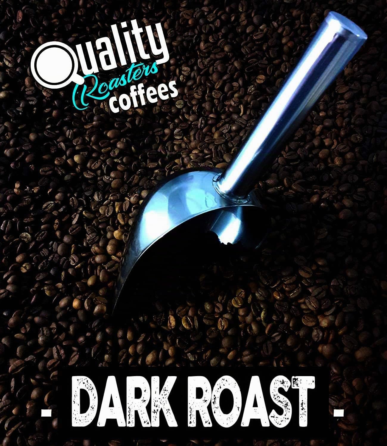 Café en grano natural "Espresso Fuerte". Dark Roast. 100% Robusta. Tostado artesanal. Tueste Oscuro. (4 Kg)