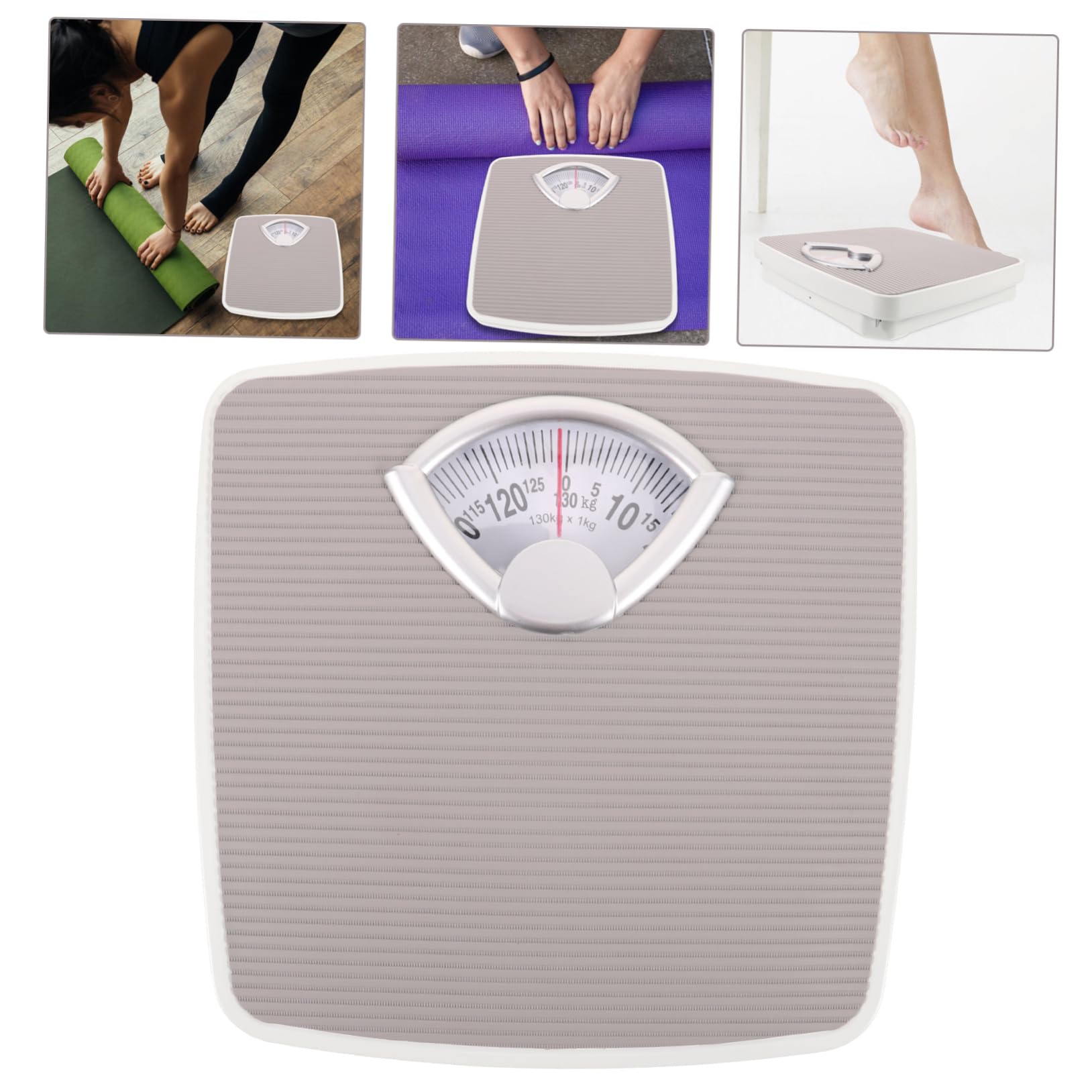 Pèse-personnes Mécanique pour Adultes 130kg en Fer, 1 Pièce