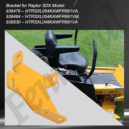 Miniatura 3 de Paquete de 2 soportes traseros 552565 LS (izquierda) - 125255 transmisión Hydro Bracket parte para cortacésped Hustler Raptor SDSDX 936476 936484