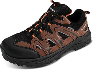 Men's Leather Hiking Shoes Trail Trekking Sneakers