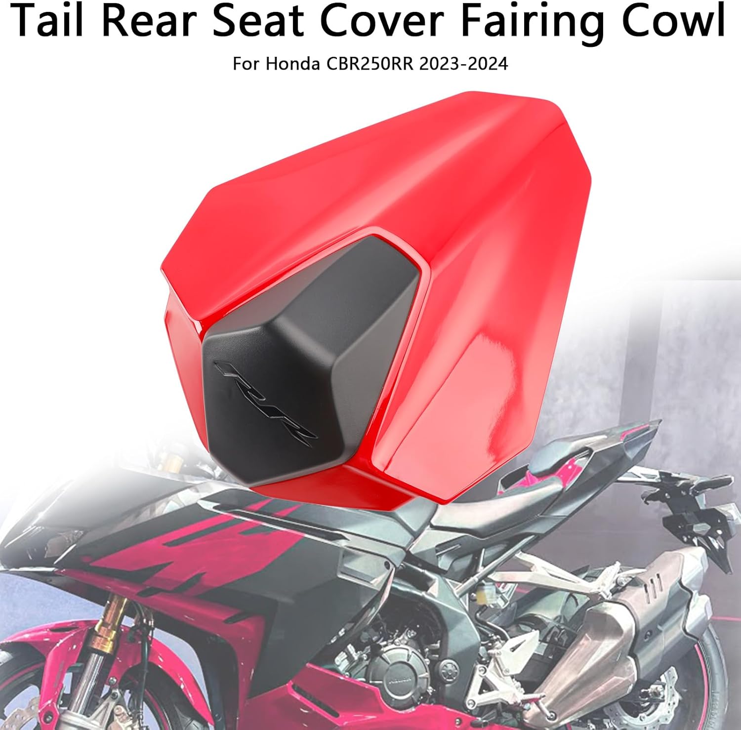 Areyourshop Tail Rear Seat Cover Fairing Cowl Rear Seat Cowl for Honda CBR250RR 2023-2024