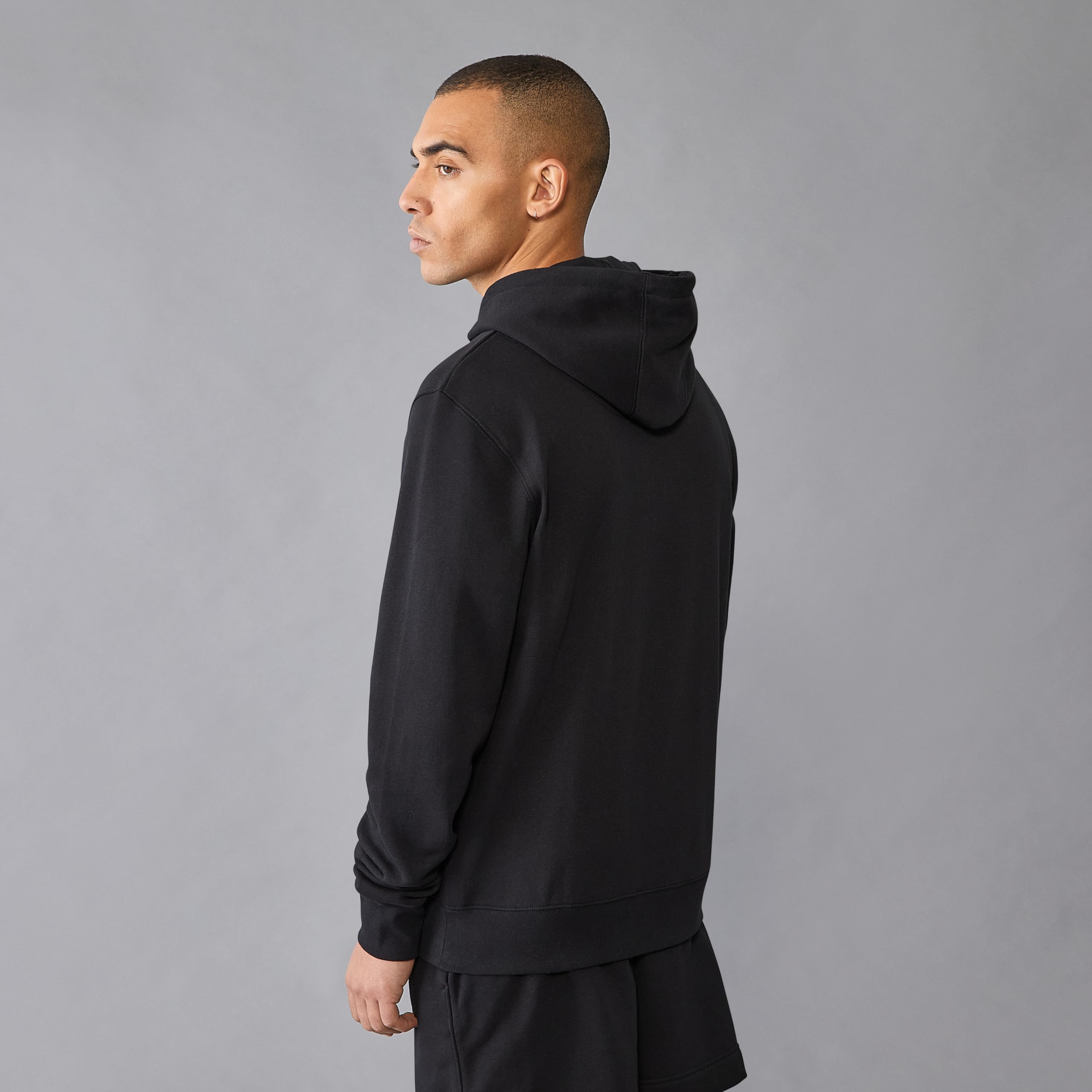 Mercedes AMG Petronas Sudadera con Capucha F1 Stealth Logo para Hombre - Negro - Tamaño: L