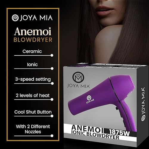 Miniatura 10 de JOYA MIA Secador de pelo de cerámica Anemoi 1875W