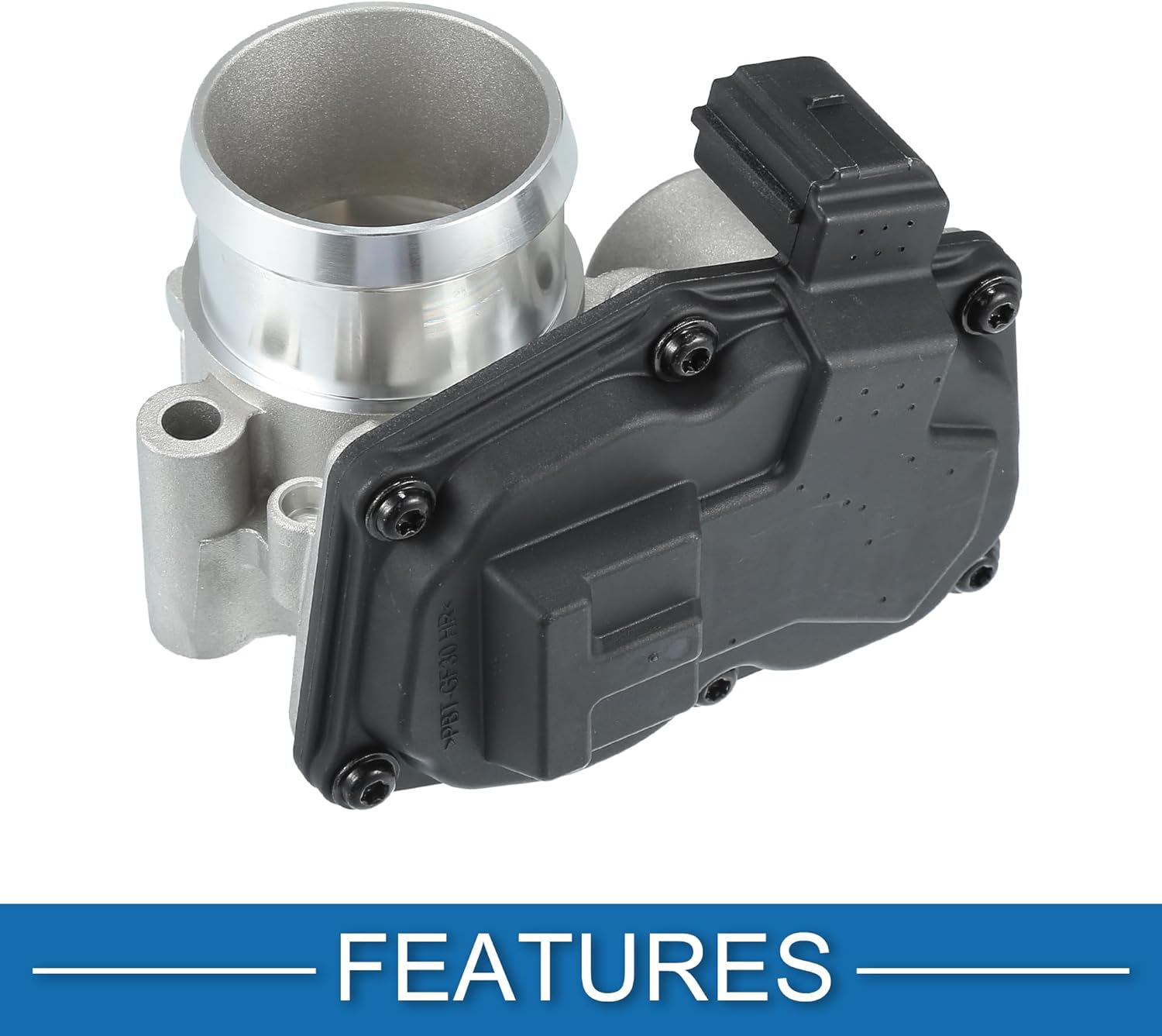 Throttle Body Assembly No.CM5Z-9E926-A Throttle Body Actuator for Ford EcoSport 1.0L L3 - Gas 2018-2021 Aluminum Alloy Silver Tone