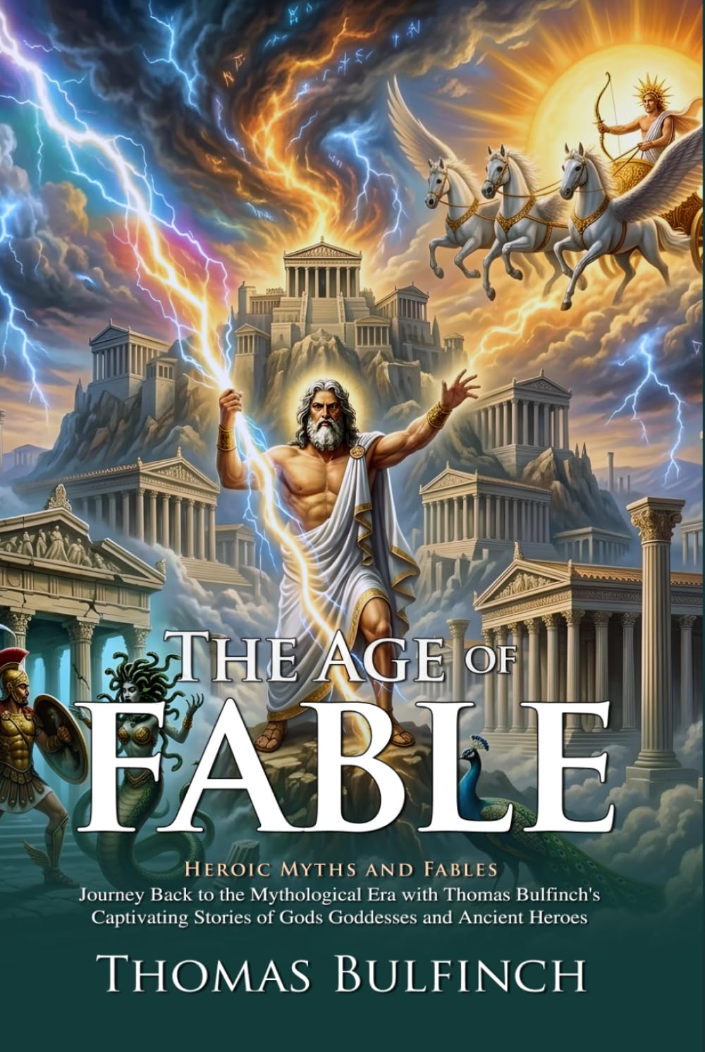 The Age of Fable: Classic Tales of Gods and Heroic Legends: Ancient Legends of Mount Olympus - Illustrated with Biography and Commentary