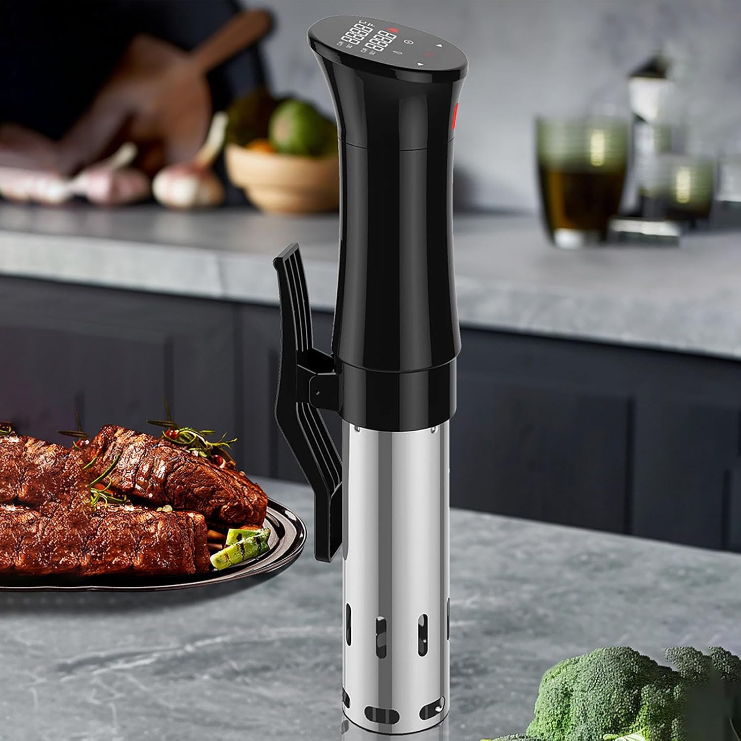 Sous Vide Machine, Sous Vide Cooker, Immersion Circulator, Precision Cooker, Smart Temperature Control 25-95°C, with Digital Touch Screen, for Home Kitchen