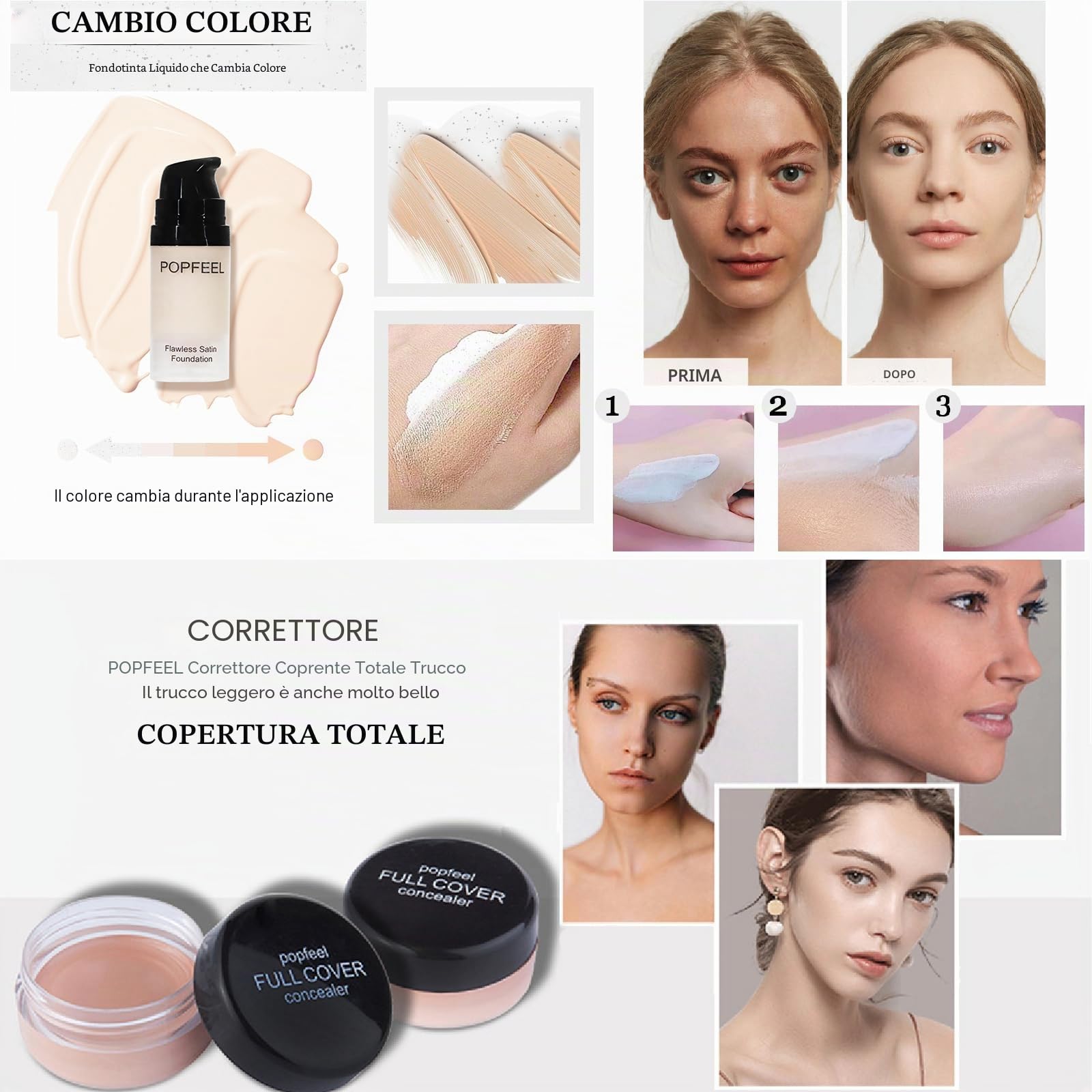 Kit per Trucco Completo, 28 Pezzi Cosmetico Valigetta per Principianti con Ombretti Correttore Rossetto Lucidalabbra Fard ecc - Sorpresa Regalo Trousse di Trucchi, per l'uso quotidiano e viaggio#4
