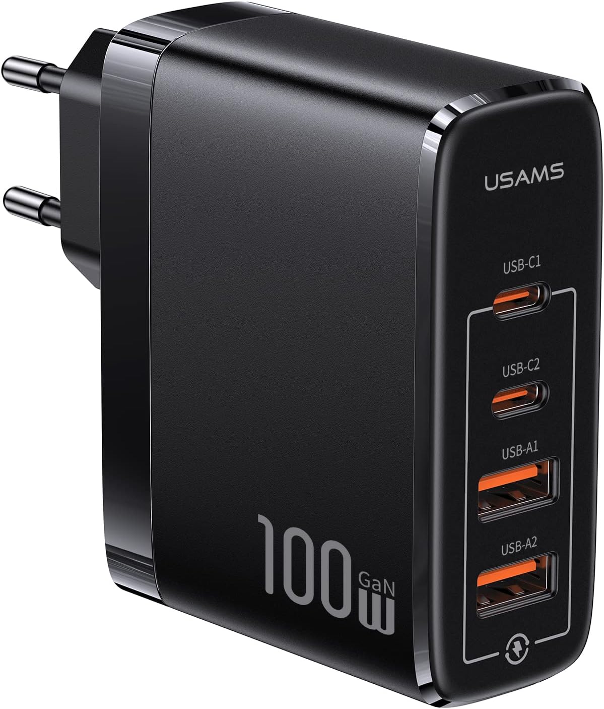 100W GaN USB C Ladegerät 4 Ports - Schnellladegerät Für Laptop & Smartphone