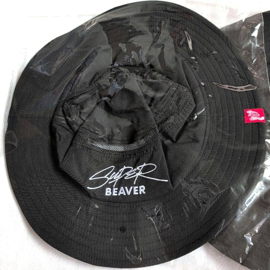 Amazon.co.jp: SUPER BEAVERサファリハット 2点 約61cm 紐付き