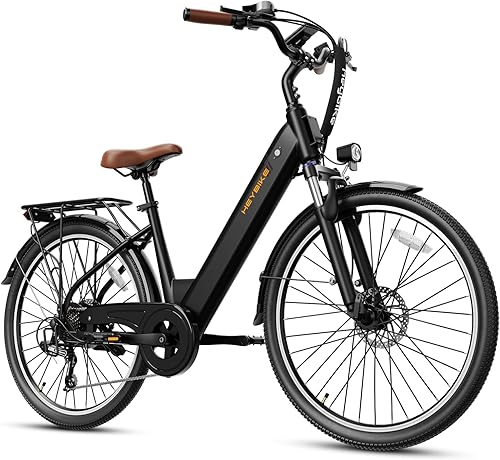 Miniatura 44 de Heybike Bicicleta eléctrica Cityscape 2.0 para adultos con pico de motor de 1000 W, batería extraíble de 468 Wh y hasta 50 millas 24 MPH, bicicleta