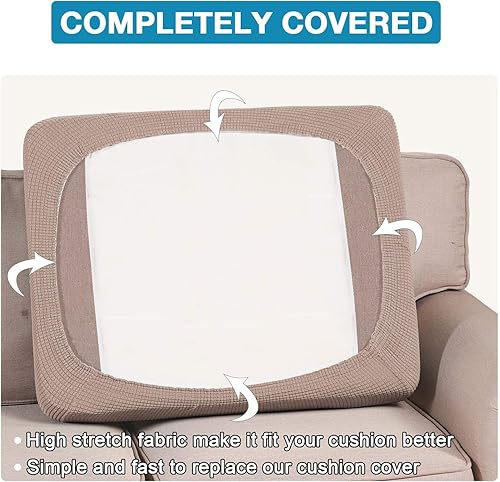 Miniatura 6 de Flamingo P Funda de cojín de asiento de alta elasticidad para sofá, protector de muebles para sofá, funda de sofá, funda de sofá, funda de sofá