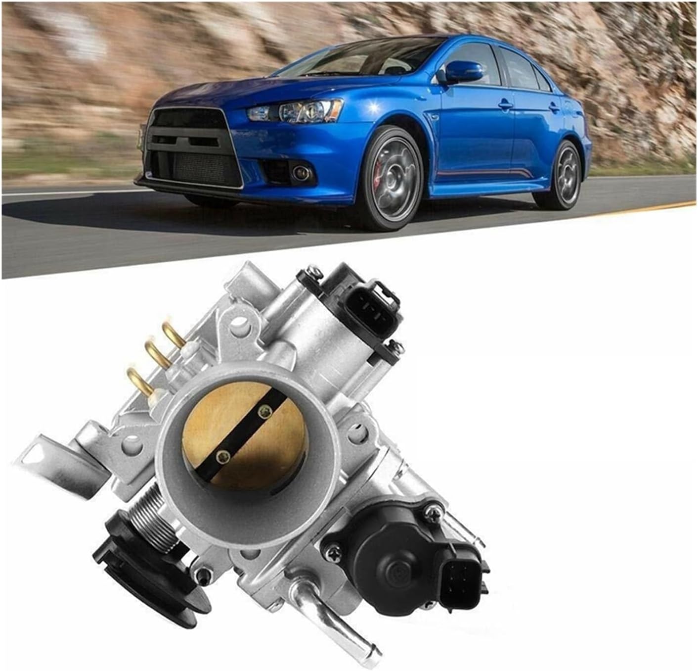Car Accessory Component Fuel Injection Throttle Body Valve Assembly MD615660 Compatible With MITSUBISHI LANCER VII Estate