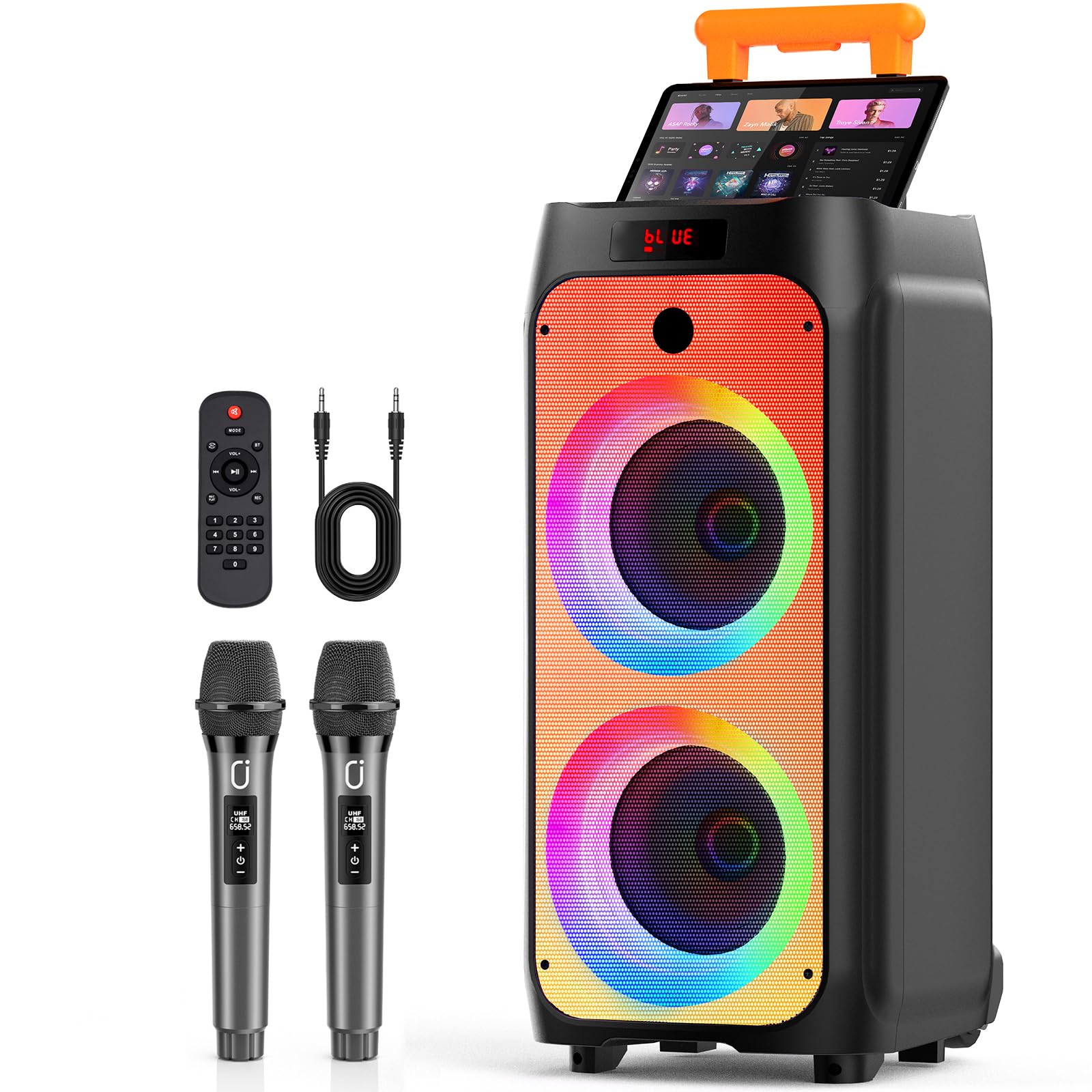 Amazon.com: HWWR Karaoke Machine for Adults, Big Party Speaker