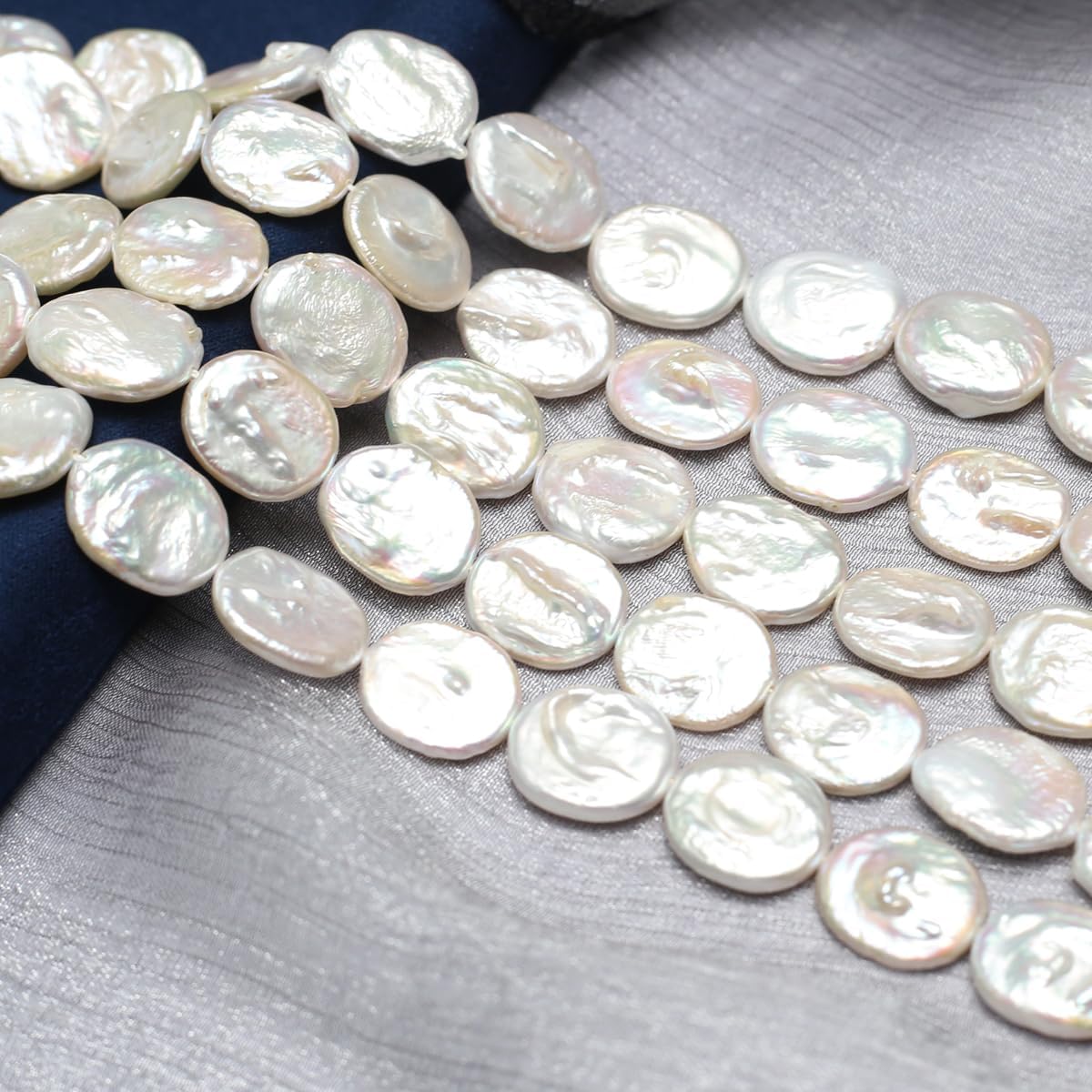 QSLLER Irregular Natural Freshwater Cultured Pearl Beads Baroque Pearl Beads for Jewelry Making Neckalce Craft DIY