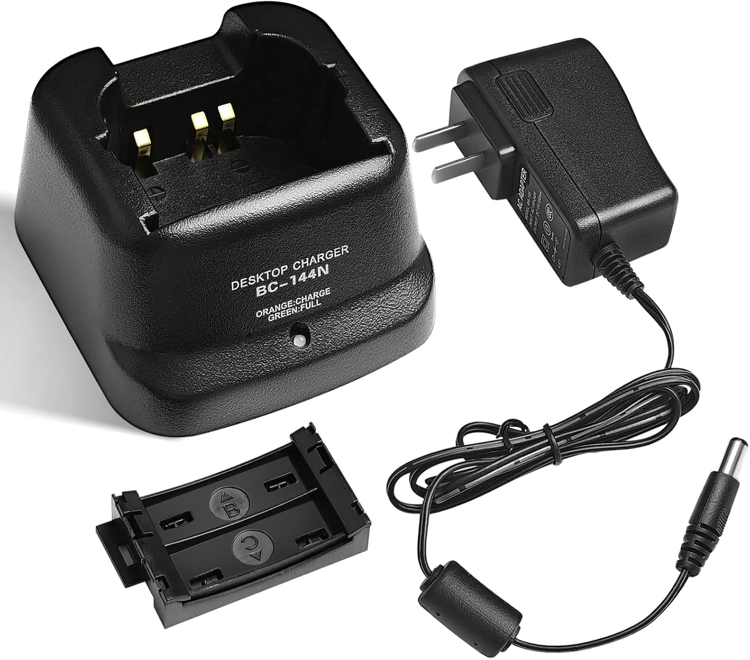 BC-144N Rapid Charger BC-173 for Icom IC-A6 IC-A6E IC-A24 IC-A24E IC-F11 IC-F12 IC-F21 IC-F22 IC-T3H IC-T8 IC-U82 IC-V8 IC-V82 BP-209 BP-210 BP-222 BP-222N Charger